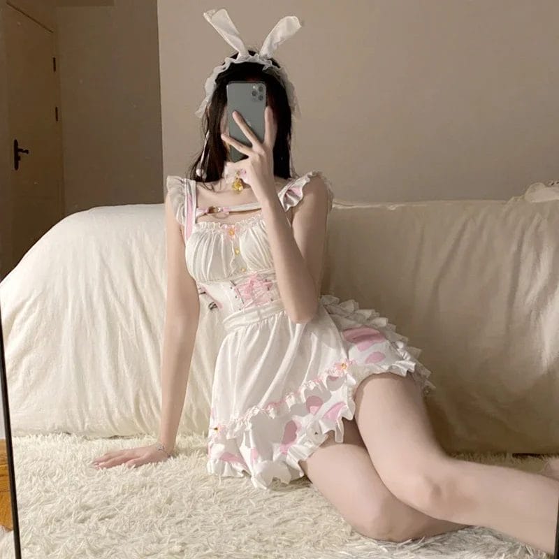 Bunny Maid Outfit Kostüm Damen Herren Kawaii lolita 1