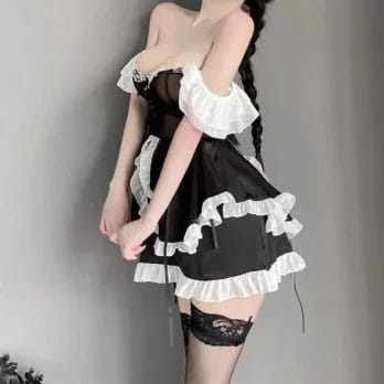 Sexy Maid Outfit Kostüm 4