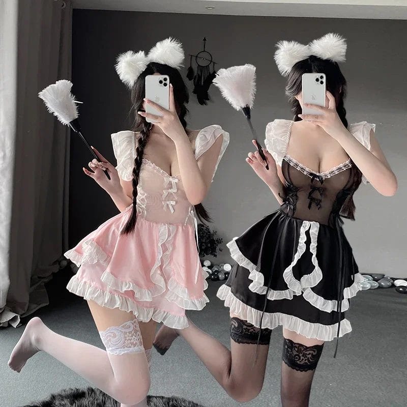 Sexy Maid Outfit Kostüm 1