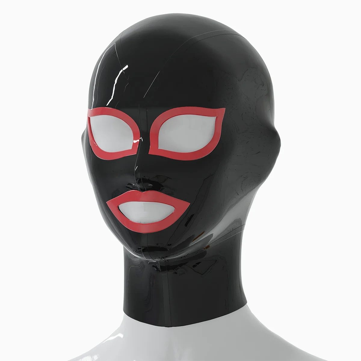 Latex Hood Gummi Maske 1